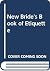 New Bride's Book of Etiquette