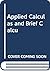 Applied Calculas and Brief Calcu