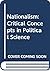 Nationalism:Crit Concepts V5