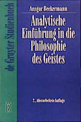 Analytische Einführung in die Philosophie des Geistes (Paperback)