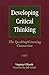 Developing Critical Thinking: The Speaking/Listening Connection