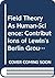 Field Theory As Human-Science by Joseph de Rivera