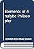 Elements of Analytic Philosophy by Arthur Pap