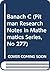 Banach C (K) Modules and Operators Preserving Disjointness (Research Notes in Mathematics Series) (Pitman Research Notes in Mathematics Series, No 277)