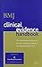 bmj clinical evidence handbook (the international source of the best available evidence for effectiv