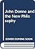 John Donne and the New Philosophy