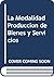 La Modalidad Produccion de Bienes y Servicios (Spanish Edition)