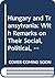Hungary and Transylvania: With Remarks on Their Social, Political, and Economical Condition