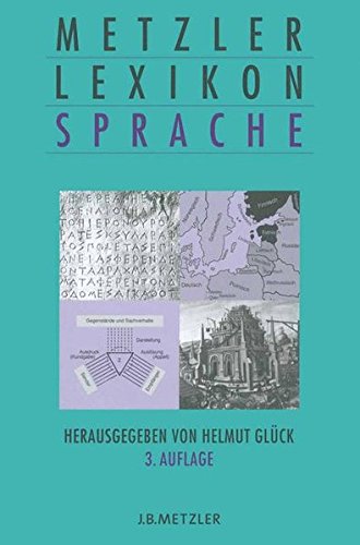 Metzler Lexikon Sprache (Hardcover)