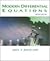 Modern Differential Equations