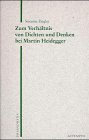 Zum Verhältnis von Dichten und Denken bei Martin Heidegger (Phainomena) (German Edition) Zum Verhältnis von Dichten und Denken bei Martin Heidegger (Phainomena) (German Edition)