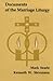 Documents of the Marriage Liturgy by Mark Searle