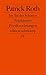 Ins Tal der Schatten. Frankfurter Poetikvorlesungen. by Patrick Roth