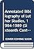 Annotated Bibliography of Luther Studies, 1984-1989 (Sixteenth Century Bibliography, No 29)