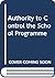 Authority to control the school program (Lexington Books politics of Education series)