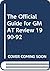 The Official Guide for GMAT Review
