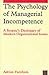 The Psychology Of Managerial Incompetence