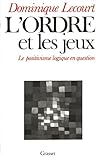 L'ordre et les jeux (French Edition)