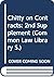 Chitty on Contracts: 2nd Supplement (Common Law Library)
