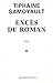 Excès du roman by Tiphaine Samoyault