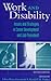 Work and Disability: Issues and Strategies in Career Development and Job Placement