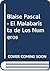 Blaise Pascal - El Malabarista de Los Numeros (Spanish Edition)