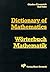 Wörterbuch Mathematik: Englisch-Deutsch : mit etwa 35 000 Wortstellen