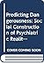 Predicting dangerousness: The social construction of psychiatric reality