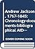 Andrew Jackson, 1767-1845: Chronology-documents-bibliographical AIDS (Oceana Presidential Chronology Series, 13)