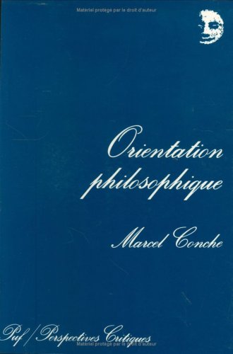 Orientation philosophique (Paperback)