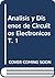 Analisis y Disenos de Circuitos Electronicos T. 1 by Donald A. Neamen