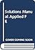 Solutions Manual for Applied Finite Element Analysis for Engineers