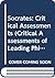 Socrates: Critical Assessments (Critical Assessments of Leading Philosophers)