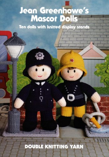 Jean Greenhowe's Mascot Dolls Knitting Pattern Booklet: Ten Dolls with Knitted Display Stands (Pamphlet)