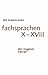 Fachsprachen X Xviii