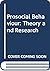 Prosocial behavior: Theory and research