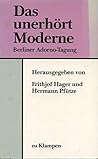 Das unerhört Moderne: Berliner Adorno-Tagung