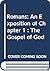 Romans: An Exposition of Chapter 1 : The Gospel of God