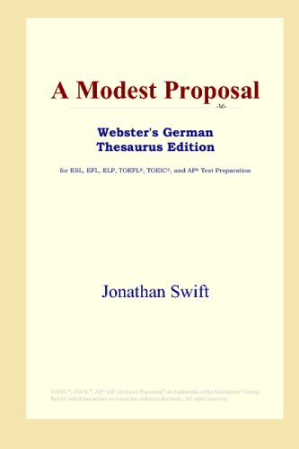 A Modest Proposal