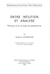 Entre intuition et analyse: Poincaré et le concept de prédicativité (Bibliothèque scientifique Albert Blanchard) (French Edition)