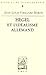 Hegel Et l'Idealisme Allemand Imagination, Speculation, Religion (Bibliotheque D'Histoire de la Philosophie) (French Edition)