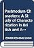 Postmodern Characters: A Study of Characterization in British and American Postmodern Fiction (Postmodern Studies, 4)
