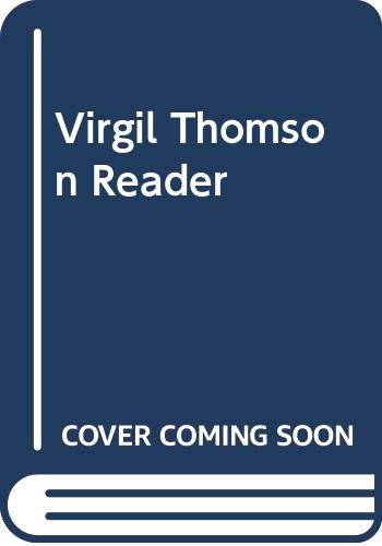 Virgil Thomson Reader (Paperback)