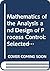 Mathematics of the Analysis and Design of Process Control: Selected and Revised Papers from the Imacs 13th World Congress, Dublin, Ireland, July 199