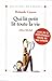 QUI LIT PETIT LIT TOUTE LA VIE by Rolande Causse