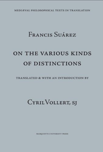 On Various Kinds of Distinctions (Mediaeval Philosophical Texts in Translation)