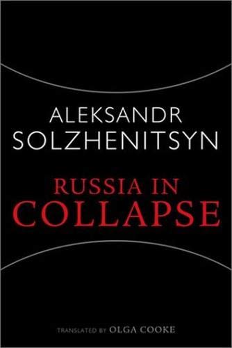 Russia In Collapse (Crosscurrents)