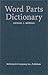 Word Parts Dictionary: Standard and Reverse Listings of Prefixes, Suffixes, and Combining Forms