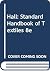 The Standard Handbook of Textiles