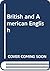 British and American English